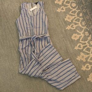 NWT! Drew Chambray Stripe Jumpsuit